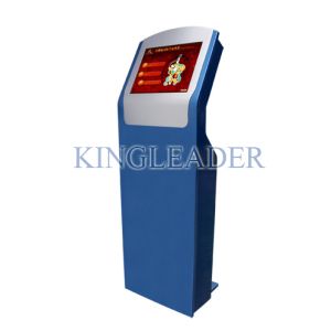 Vandal-Proof Modern Design Freestanding Touch Screen Kiosk With SAW Touch
