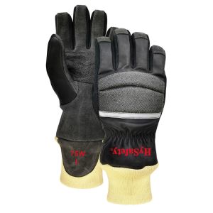 Natural Cowhide / Kangaroo Firefighter Gloves With Reflective Belt NFPA AS / NZS