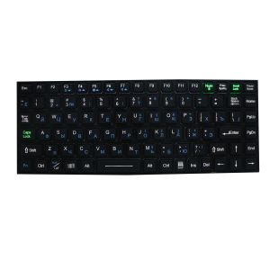 IP67 PS2 Industrial Silicone Rubber Keyboard Dynamic Rugged Panel Mount