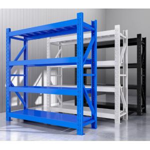 Customized 4 Layers Metal Warehouse Heavy Duty Pallet Shelves Racking Systems Cold Rolled Steel Supermarket Storage Rack