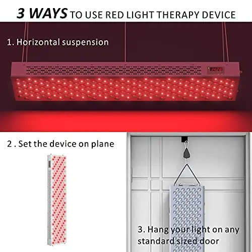 Blood Vessels Removal 1000W Infrared Light Therapy Panels for Pain Relief and Skin Health