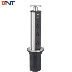 new product with different module hidden kitchen desk socket