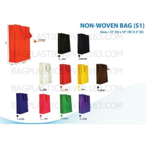 NON WOVEN SHOP BAG, Eco reusable colorful foldable non woven bag,non woven