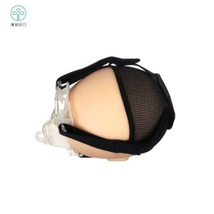 Black Color Mesh Full Face Headgear for Hans Rudolph Mask Reusable and Washable