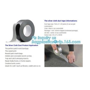Heavy Duty Matt Cloth Gaffer Tape with White and Black Colour No Residue Perfect