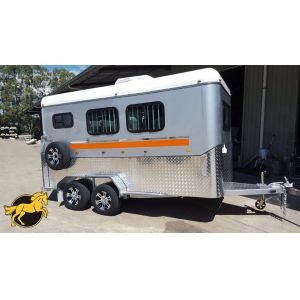 Cheap 2 Horse Angle Load Horse Float-Deluxe for sale