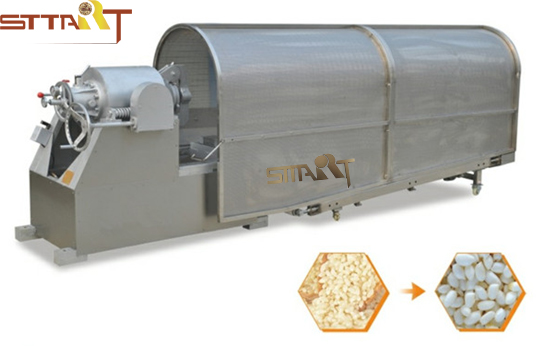Smart Hot Air Grain Puffing Machine / Air Steam Flow Puff Snack Machine