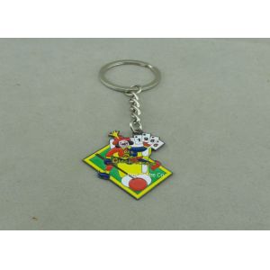 3D Scuba Diving Key Chain, Promotional Keychain with Pewter Antique Brass