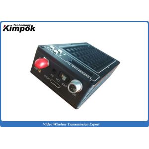 Full HD Microwave COFDM Video Transmitter , Mini UAV Video Transmitter 20km LOS