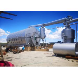 Small Waste Tyre Pyrolysis Plant To Fuel Oil Environmental Friendly