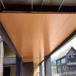 China 600x600 Aluminum Metal Ceiling Wooden Color Perforated Hook On Ceiling Panel on sale