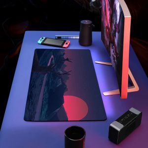 Gaming Style Custom Logo Mouse Pad Printed Desk Mat Extended Anti-Slip Rubber