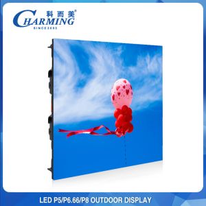 ROHS P5 4K Fixed Outdoor LED Video Wall Display Screen For Advertising