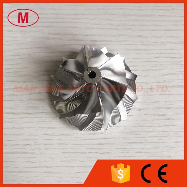 Quality GT15-25 reverse 49.70/67.40mm 6+6 blades high performance turbo milling/aluminum 2618/billet compressor wheel wholesale