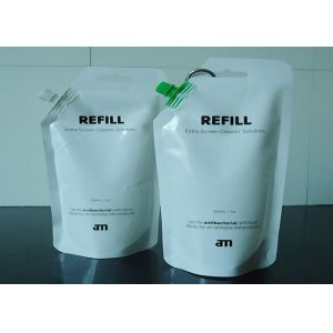 PVC Free Spout Pouch Packaging Drop Resistance With Various Lids / Caps