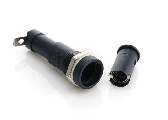 Quality R3-9 Panel Mount Screw Type Fuse Holder 15A 250V AC For 6.35x31.8mm Glass Fuse 6.4x30mm Ceramic Fuse wholesale