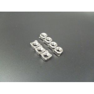 M6*1.0 Carbon Steel DIN 928 Square Weld Nut,Plain surface,Grade 8