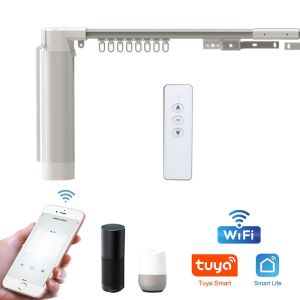 802.11bgn Smart Curtain Track Alexa Aluminium Automatic Curtain Rail