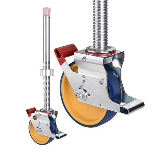 Quality Steel Treaded Stem Mobile Scaffolding Caster Wheel for Easy Maneuverability and Durable Performance wholesale