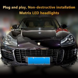 Upgrade Matrix Advanced Version LED Headlights For Porsche Cayenne 957 2007-2010