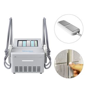 Cheap Non-invasive Body Slimming 4 Cooling Pads Cryo Membrane Fat Freezing Professional Machine Cool Sculpting Salon Massager Device for sale