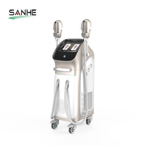 Vertical Ems 2 Handles Body Sculpting Muscle Building RF Slimming Machine