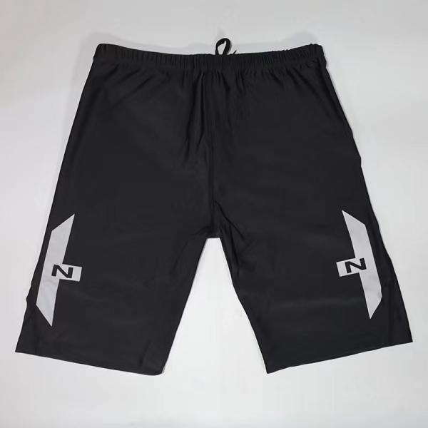 Solid Color Two Piece Mens Swimsuit Anti Embarrassment Mens 2 Piece Swim Set