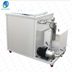 Large volume ultrasonic industrial cleaning equipment with filtration system