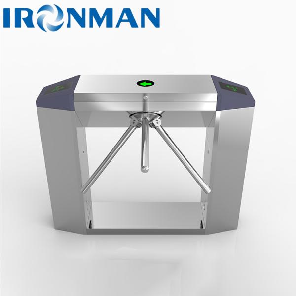 Pedestrian Access Control Tripod Turnstile Barrier Gate with RFID Reader in Semi