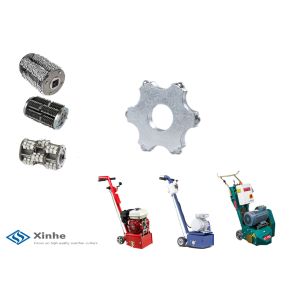China Hexagonal Star Scarifier Cutters Wear Parts Accessories For Edco Floor Planers on sale