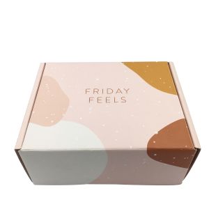 Pink Mailers Cardboard Gift Boxes CMYK ODM Small Shipping Recycled For Clothes