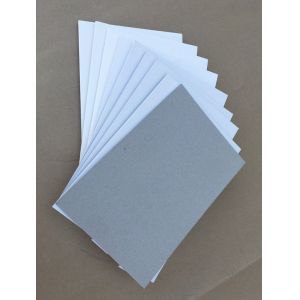 China Hot Sales 250gsm Export Coated Card Board Paper Coated Duplex Board Grey Back White Back on sale