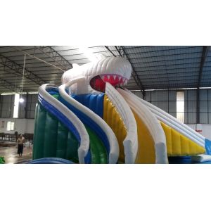 Inflatable Large Pool Water Park Inflatable Water Park With Swimming Pool Slide