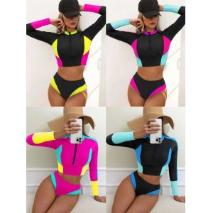 Beach Occasion Swimming Suits Bikini with Striped Pattern