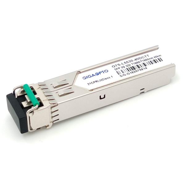 Quality SD-SDI/HD-SDI/3G-SDI Dual Transmitters 1550nm 40km Dual Fiber Module Non MSA Pinout wholesale