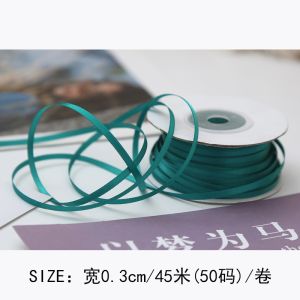 3mm Polyester Satin Ribbon Double Face High Density Satin Finish Poly Ribbon
