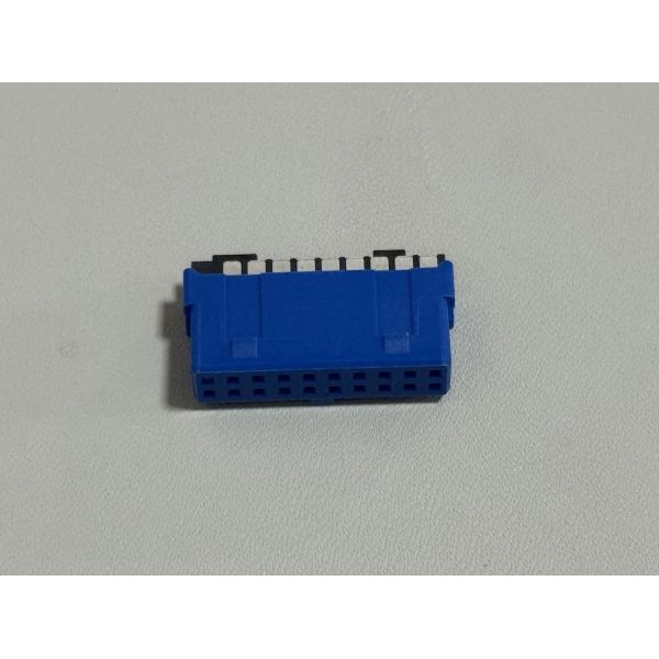 2.0mm Dual-Row 20-Pin IDC Female PCB Connector for Signal & Power Wire Harness