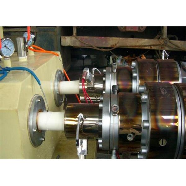 Quality High Output Conical Double Screw Plastic Pipe Production Line 380-700KG/H wholesale