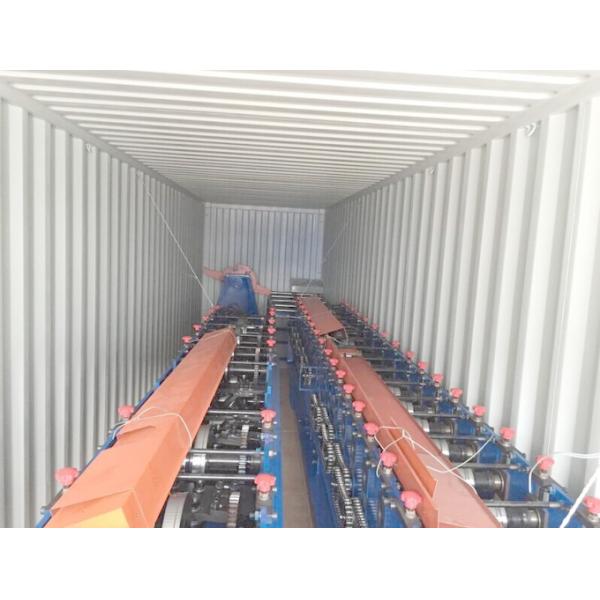 0.3mm-0.8mm Thickness Trapezoidal Covermax Roof Tile Roll Forming Machine