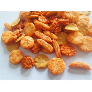 Crunchy Fried Rice Crackers Glutinous OEM Rice Crispy Cookies