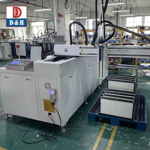 Air Filter Media Dispensing Bonding Machine Customization with Vertical