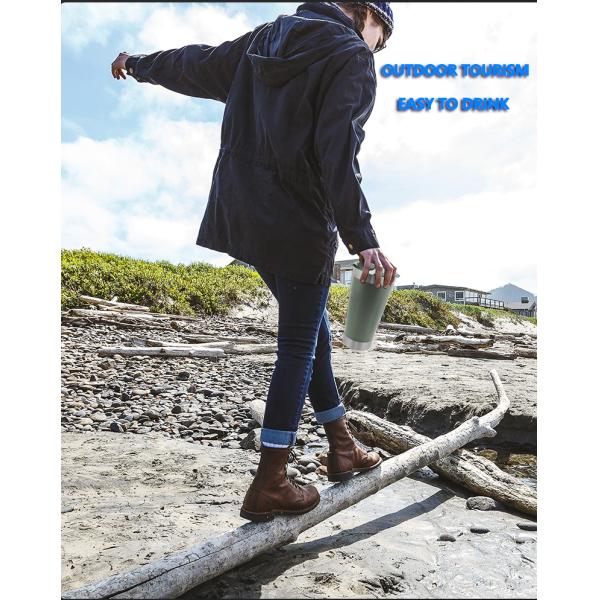 FDA 16oz Double Wall Stainless Steel Beer Mug With Bottle Opener