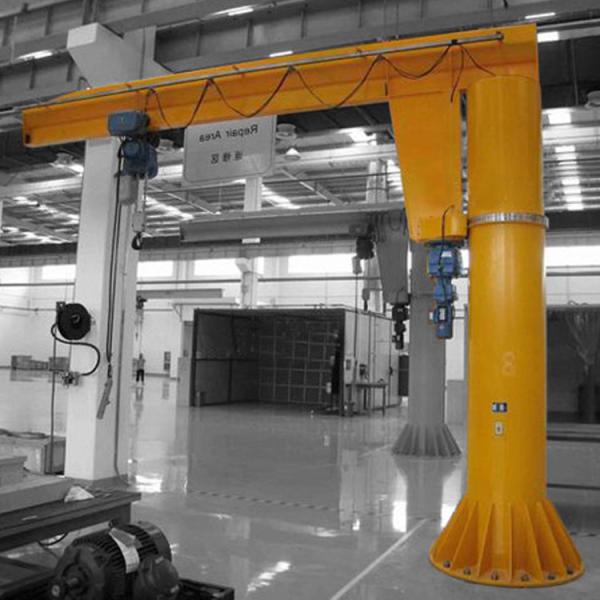 Quality Indoor Lifting Floor Mounted Jib Crane 2m/Min General Workshop Use 0.5m/S wholesale