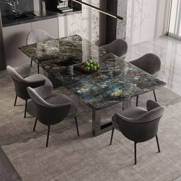 Custom Modern Leather Dining Chair Upholstered Velvet Simple Design Luxury PU Fashionable High Furniture Leisure Back