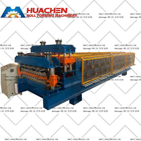 Quality New Design Metal Silo Double Deck Roll Forming Machine wholesale