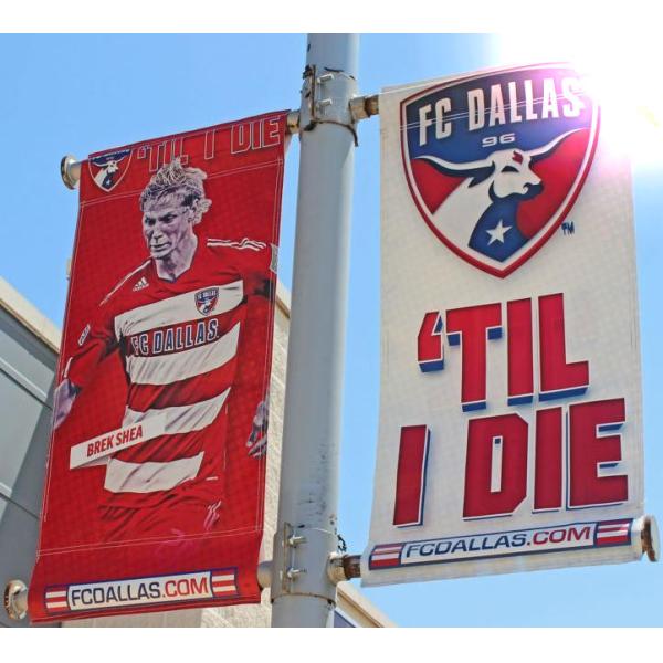 Digital Printing Personalized Advertising Flags Polyester Waterproof UV Resistant