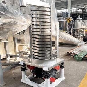 Stainless steel vertical screw elevator potassium nitrate rubber vibrating