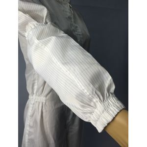 One Size ESD Safe Clothing Anti Static Sleeves Fits All 5mm Stripe Grid On Stock