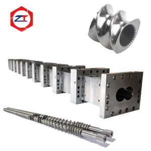 WR13 WR14 Material Extruder Screws And Barrels Φ71.8mm Hole Diameter