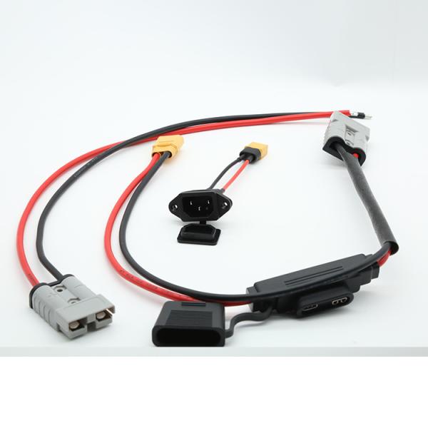 50A 120A 175A 350A 600V 6AWG 8AWG Heavy Duty Anderson Plug Connector Battery Wire Connect Wiring Kit